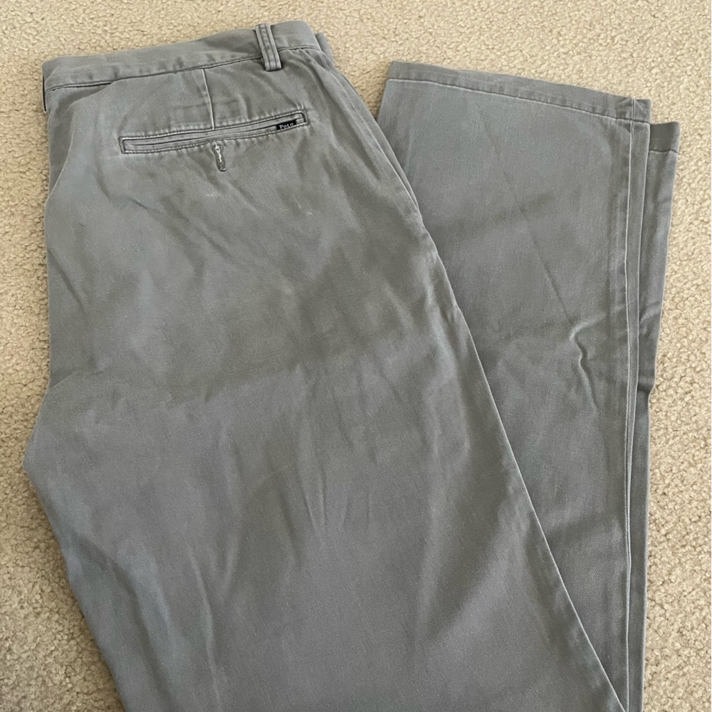Men’s 33x32 Polo Ralph Lauren gray trouser pants